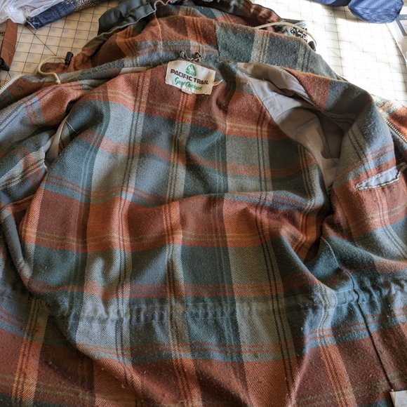 Vintage Rare 1980s Pacific Trail Jacket Lots of Pockets Flannel Lined - Picture 4 of 13